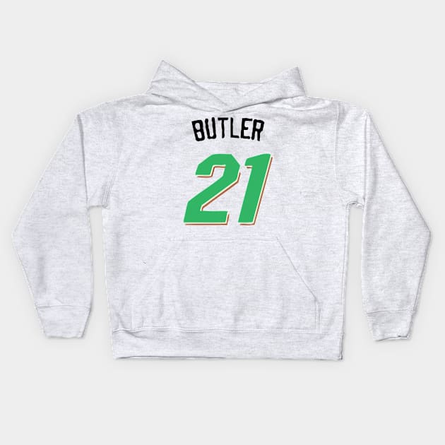 Jimmy Butler Kids Hoodie by telutiga